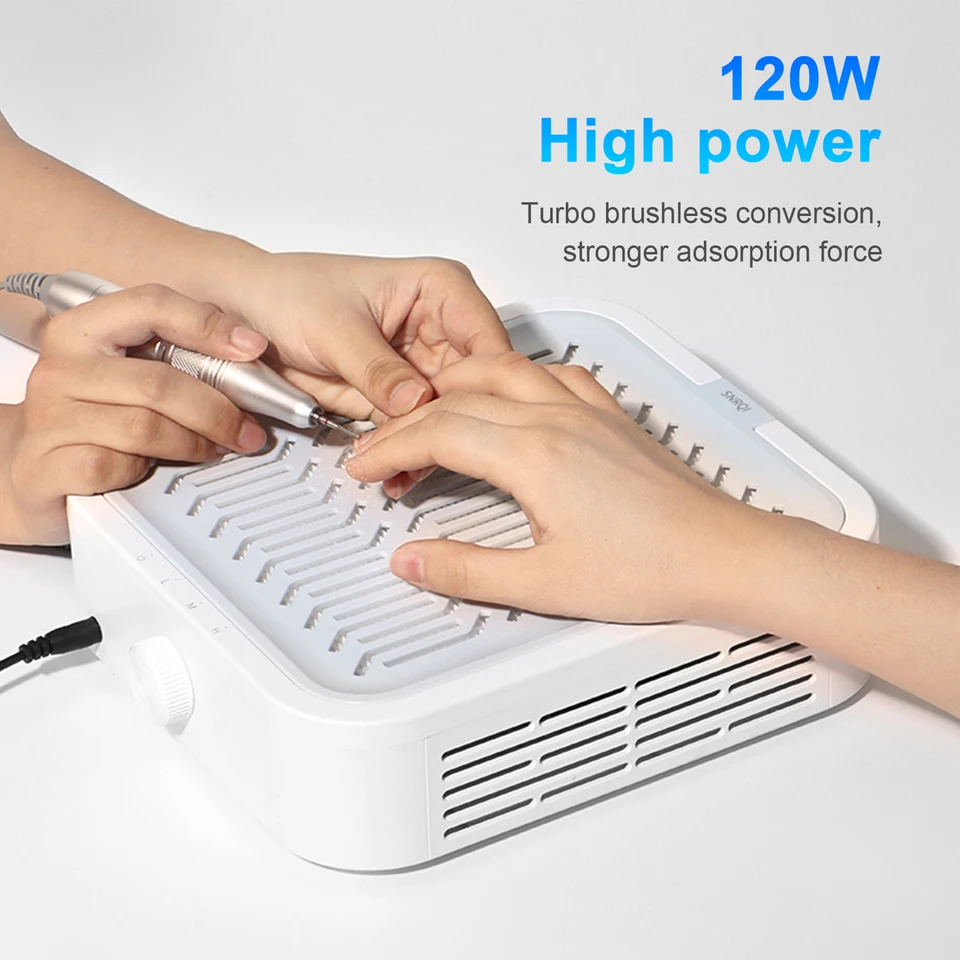 Aspirapolvere Per Unghie Ricaricabile 8800 MAh – Potente Ventola 700 Pa, Filtro Riutilizzabile, Supporto Pieghevole, Per Saloni E Manicure Fai Da Te