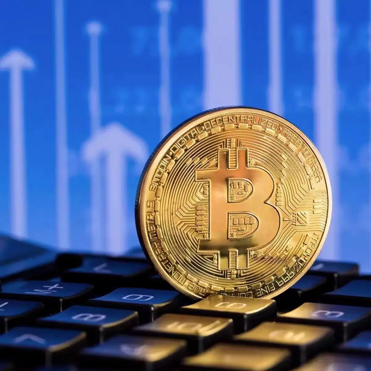 12PCS Bitcoin Coin Gold And Silver Metal 40MM Treasure Hunt Game For Adults Kids Play Money Commemorative Gifts Art Collections 2