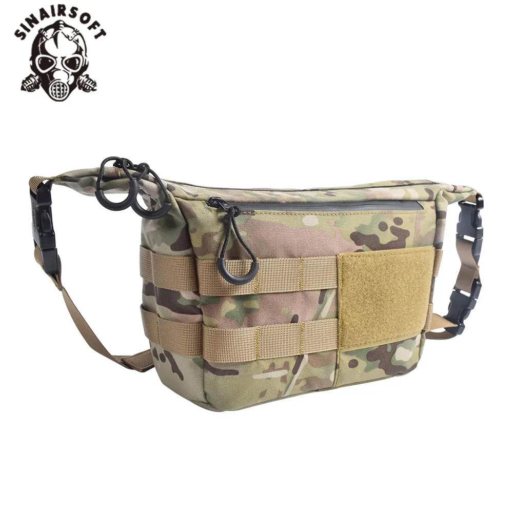 

Tactical Waterproof Crossbody Bag Multifunction 500D Nylon Hanging Bags Hiking Hunting Travel Messenger Men's Shoulder Sling Bag