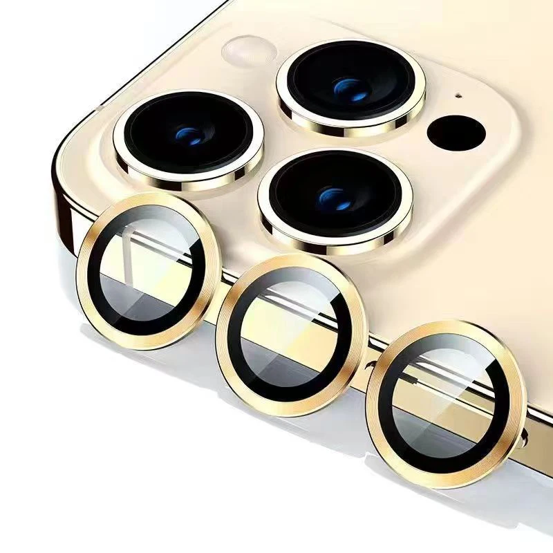Premium Metal Ring Camera Lens Protector and Glass Cover