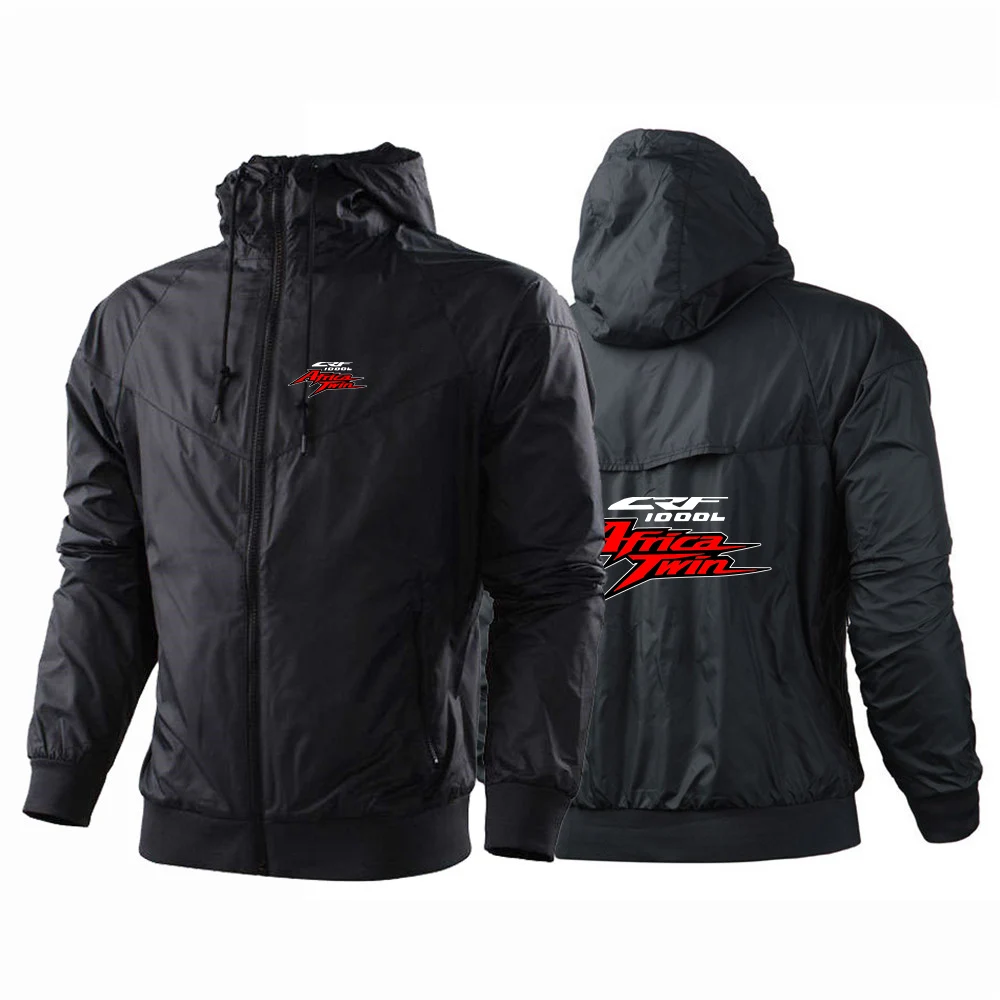 Africa Twin Crf 1000 L Crf1000 Men Spring Autumn Print Comfortable Thin Fashion Color Matching Windbreaker Versatile Coat