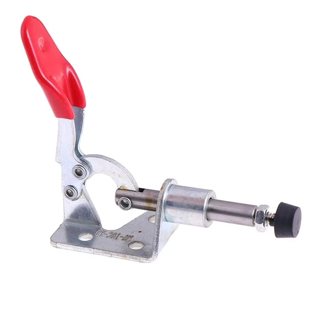 Description Picture 5 of item45Kg Antislip Vertical Toggle Clamp 100kg Quick Release Horizontal Clamps Locking Lever Fastener Hand Tool Woodworking Clip