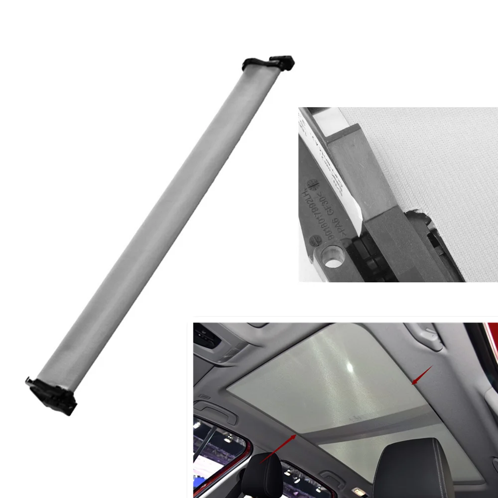 

Curtain Gray Sun Window Sunshade Roof Roller Cover Blind Visor Dome Shade Sunroof Part For BMW X1 F48 F45 F46 2016 2017 2018