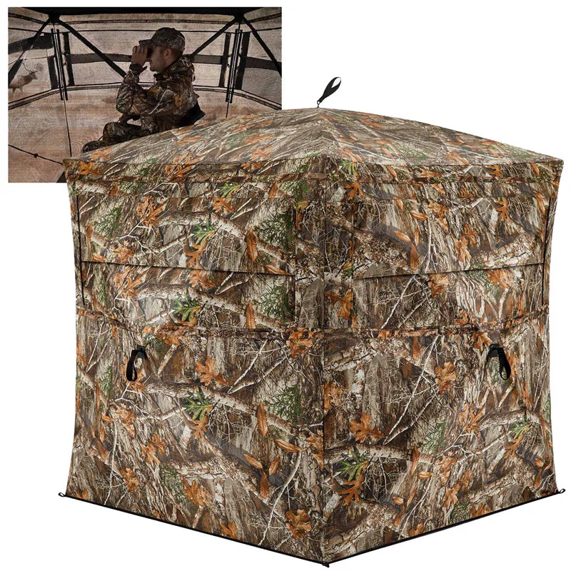 

Outdoor Hunting Tent Lightweight Portable Camping Tent Outdoor Camouflage 270 Degree Unobstructed View Hunting Tent