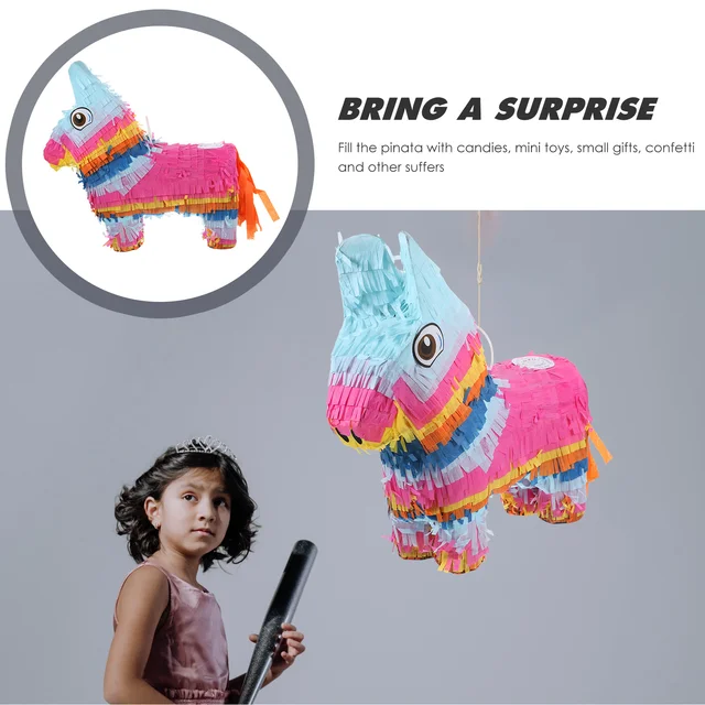 Animal Pinata Fiesta Dekorációk Mexikói Party Cucc Felnőttek Miniatűr Tartozék - Image 5