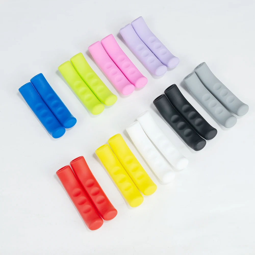 Bicycle Brake Handle Cover Silicone MTB Grips Bicycle Handlebar Protect Cover Anti-slip Protective Gear Bike Accessories