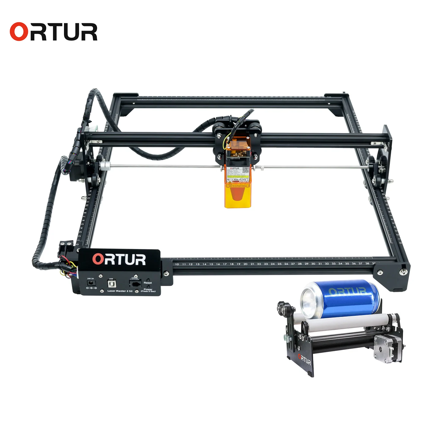 Ortur Laser Master 7W 1200-1600 mw Engraver Logo Graviermaschine Gravurmaschine 