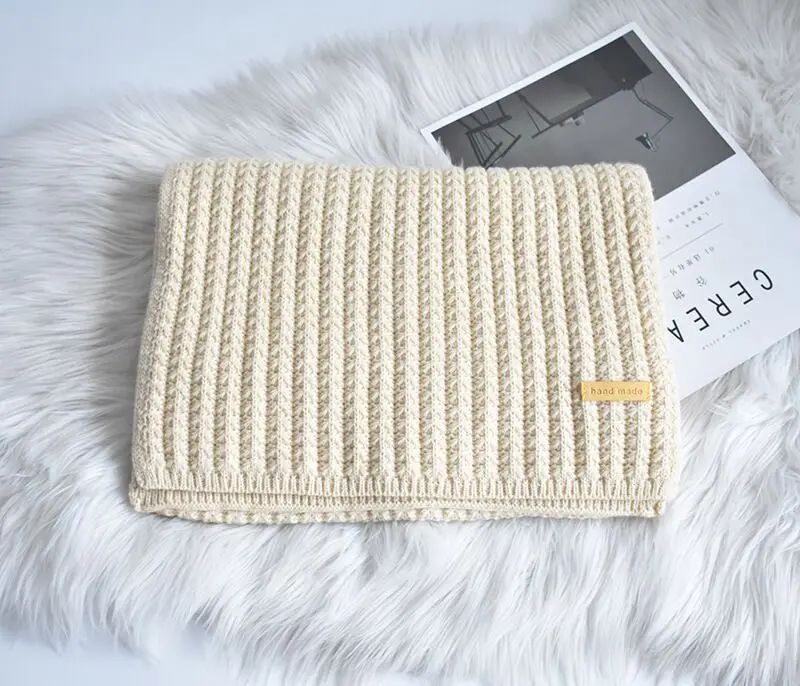 Wintr Womn Mn Koran Sciarpa di lana Lovrs Thickn Warm Studnts Nt Rd Tinta unita Sciarpe lavorate a maglia Bavaglino Bambino lungo_voghion.com