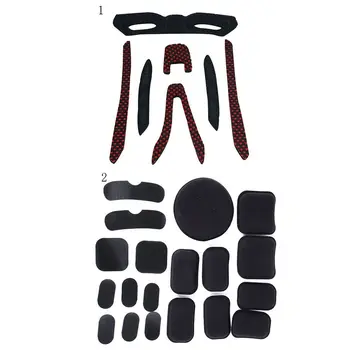 Helmet Padding Replacement Kit - 21PC Foam Liner Inserts For Bike & Motorcycle Helmets