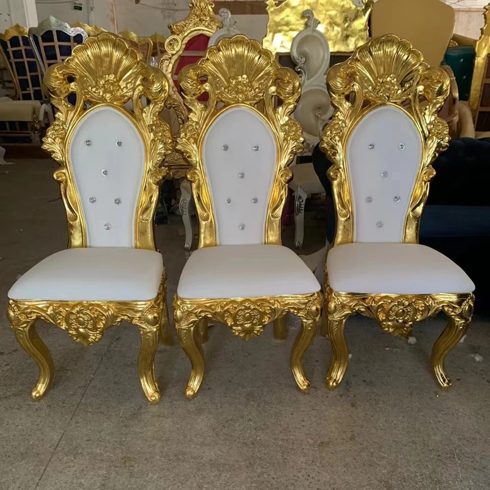 Modern Classic Royal King Throne Wedding Chair For Bride and Groom