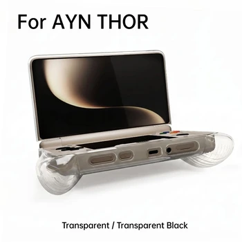Per AYN THOR Accessori da gioco Custodia protettiva 2 in 1 in TPU morbido con impugnatura per AYN Thor Cover trasparente antiurto antigraffio