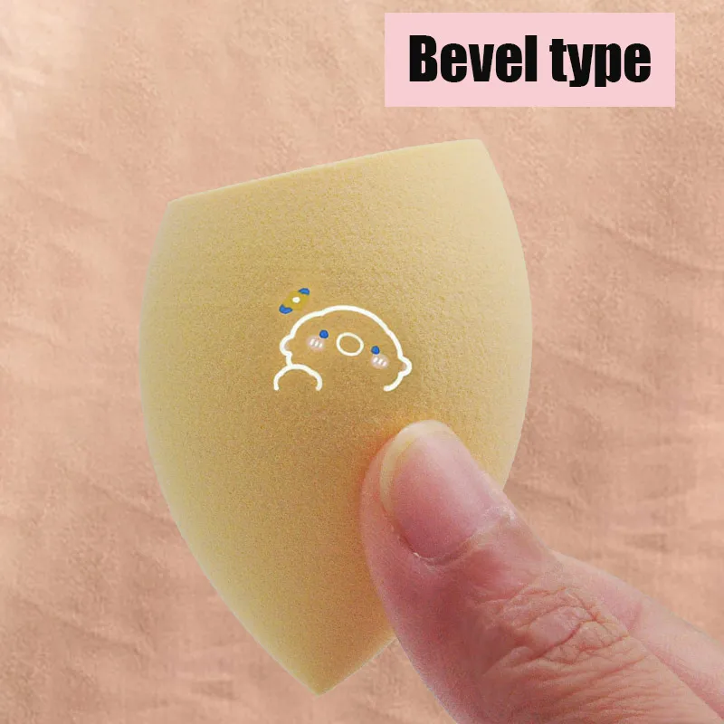 New Makeup Powder Puff Foundation Powder Sponge Beauty Tools Bevel Cut Makeup Sponge Makeup Accessories Both Wet and Dry 6
