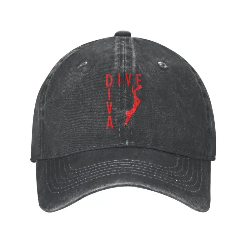 

Personalized Cotton Dive Diva Baseball Cap Men Women Adjustable Scuba Diving Dad Hat Streetwear