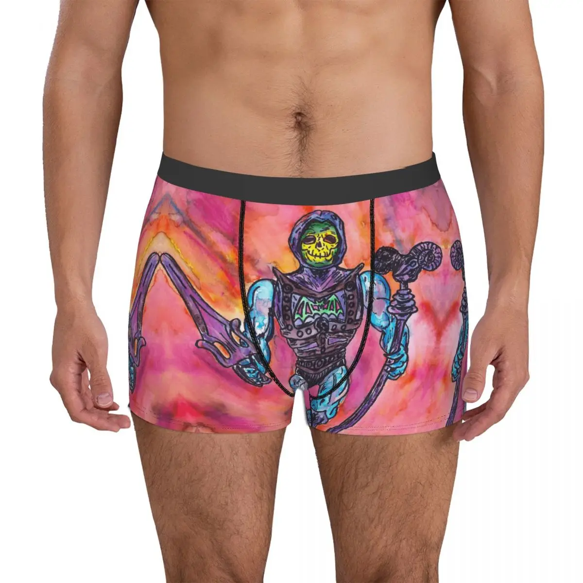 

Underclothing Skeletor Masters Of The Meowniverse 2 Sexy Men's Boxer Briefs Casual Graphic Funny Joke Autumn Wearable