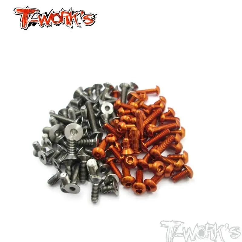 Originale T Works Tass-S120Lt-Lr-O 64 Titanium & 7075-T6 Set (Per Serpent S120Lt-Lr) Rc Part