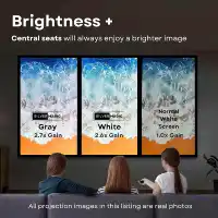 Portable Projector Screen 16:9 Foldable Projection Screens Home Cinema House Indoor Outdoor Theater 4K HD 1080P Anti Light Flat - Image 3