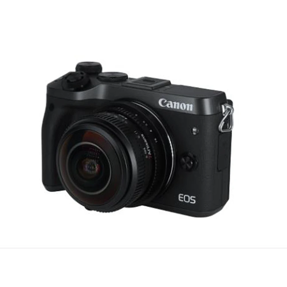 7artisans 4mm F2.8 어안렌즈 225 ° E, 후지 XF, M4/3 마운트 카메라용 광각 UAV 수동 초점 카메라 렌즈