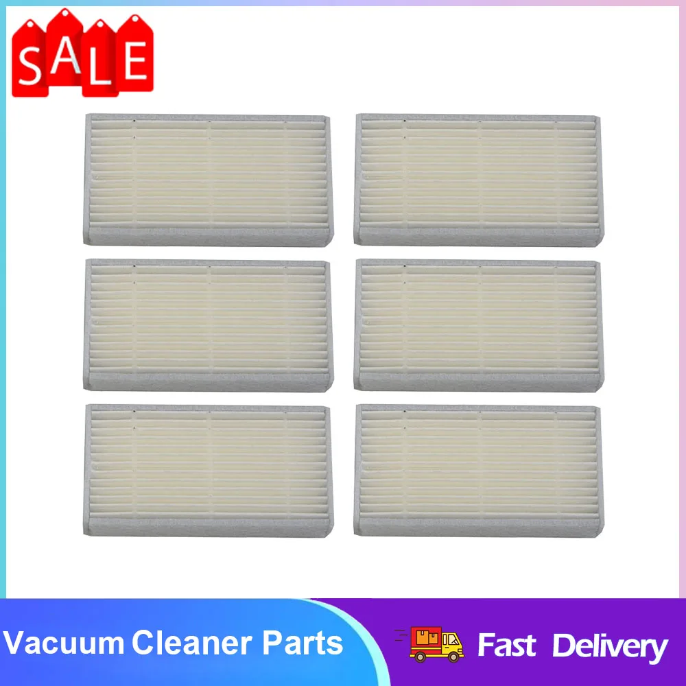 

6pcs For Lidl Filter For Lidl SSR 3000 A1 Robotic Vacuum Cleaner Home Vacuum Cleaning Filtering Dust Accessories