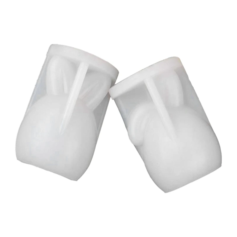 

2 шт., пасхальные 3D свечи, прочные, гибкие и простые в использовании для украшения тортов, помадки, шоколада