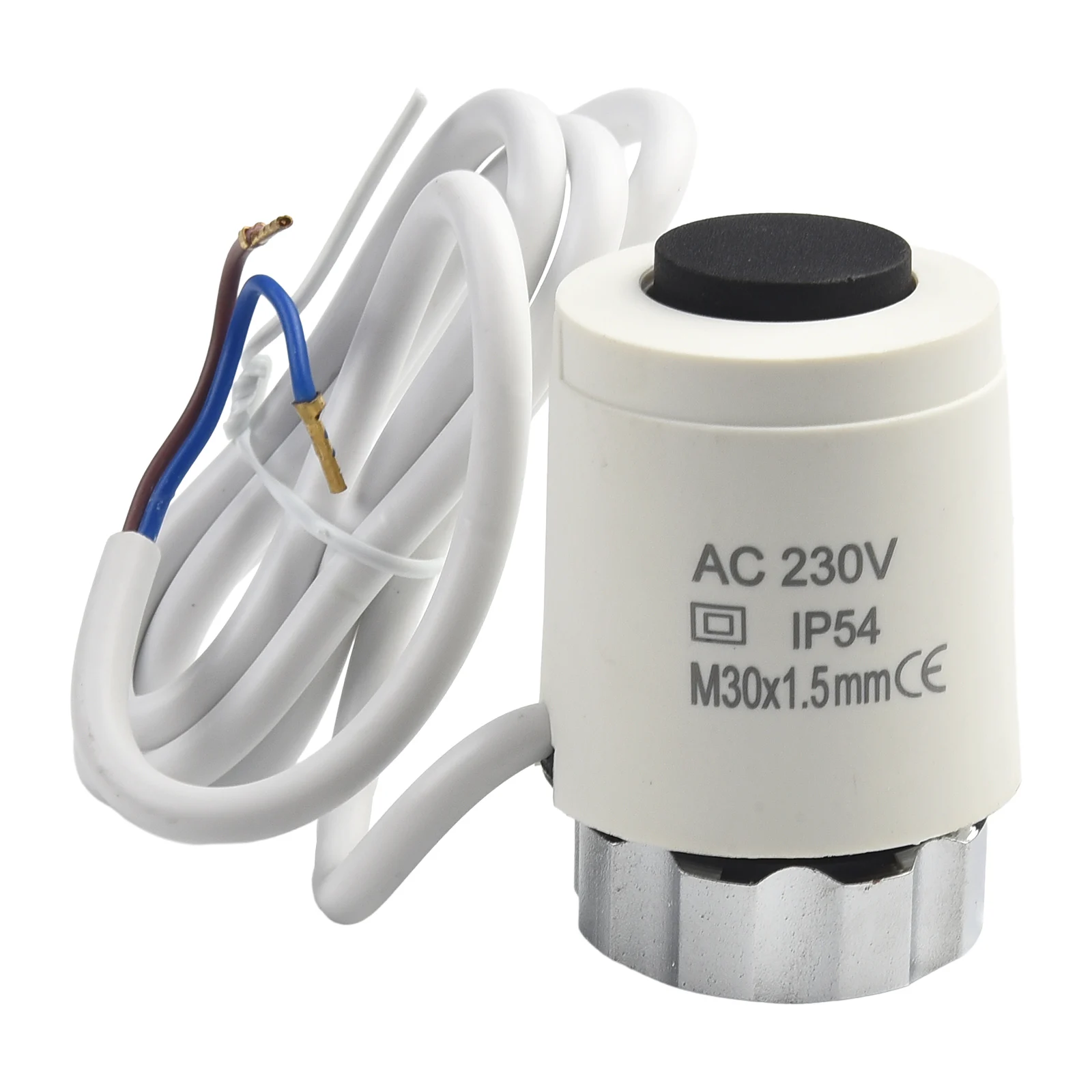 230v Floor Heating Actuator Electric Thermal Actuators Radiator 50Hz 2w 110N IP54 For Electric Heating Home Expansion Valve electric heating actuator