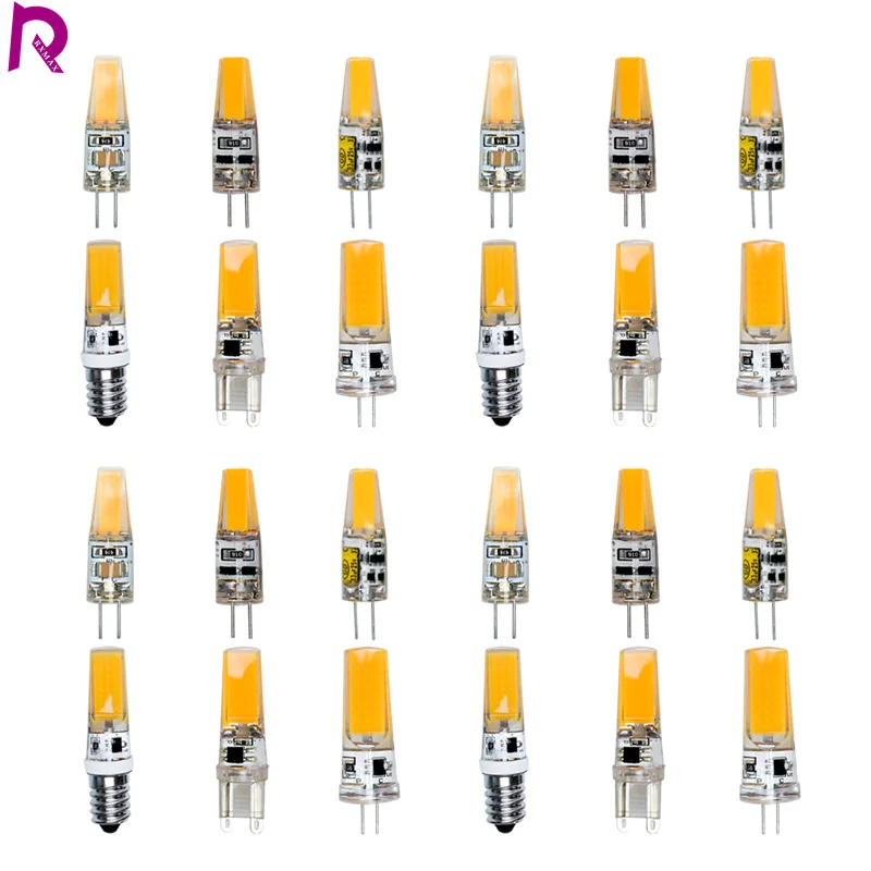 LedLampG4Ac220V3W6WGloeilampG9Lamp12VE14CobKaarslichten