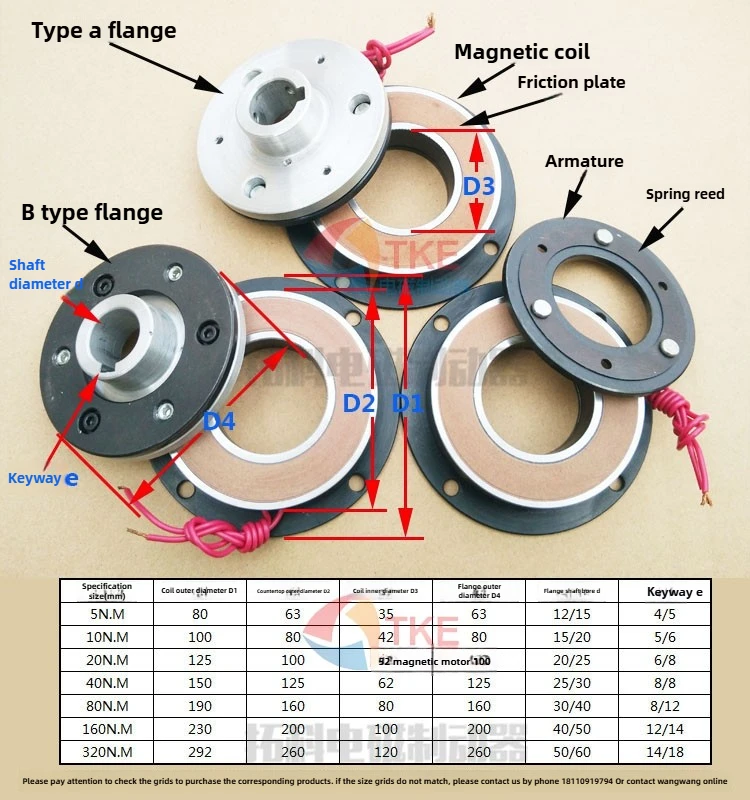 TQESB1-20 factory direct YEJ motor single-chip power-on electromagnetic power loss brake spring motor brake 20N.m