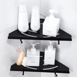 Unique Bathroom Corner Toiletries Shelf Container Shower Room Body Wash Holder Toilet Wall Storage Rack Kitchen Organizer Shelve