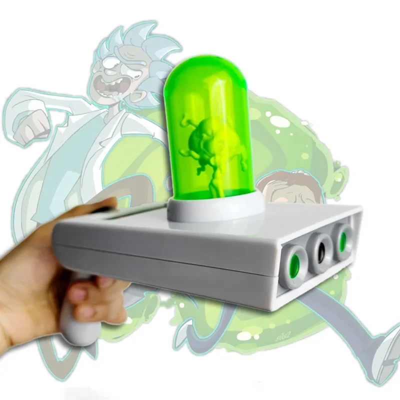 Réplique Du Pistolet Portail De Rick Et Morty – Maquette à Assembler Avec Effet Lumineux