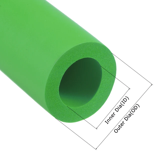 1M/2M NBR Sponge Foam Rubber Tube Fitness Equipment Handle Bars Thermal Insulation Pipe Pipeline Holder Sponge Protective Sleeve 2