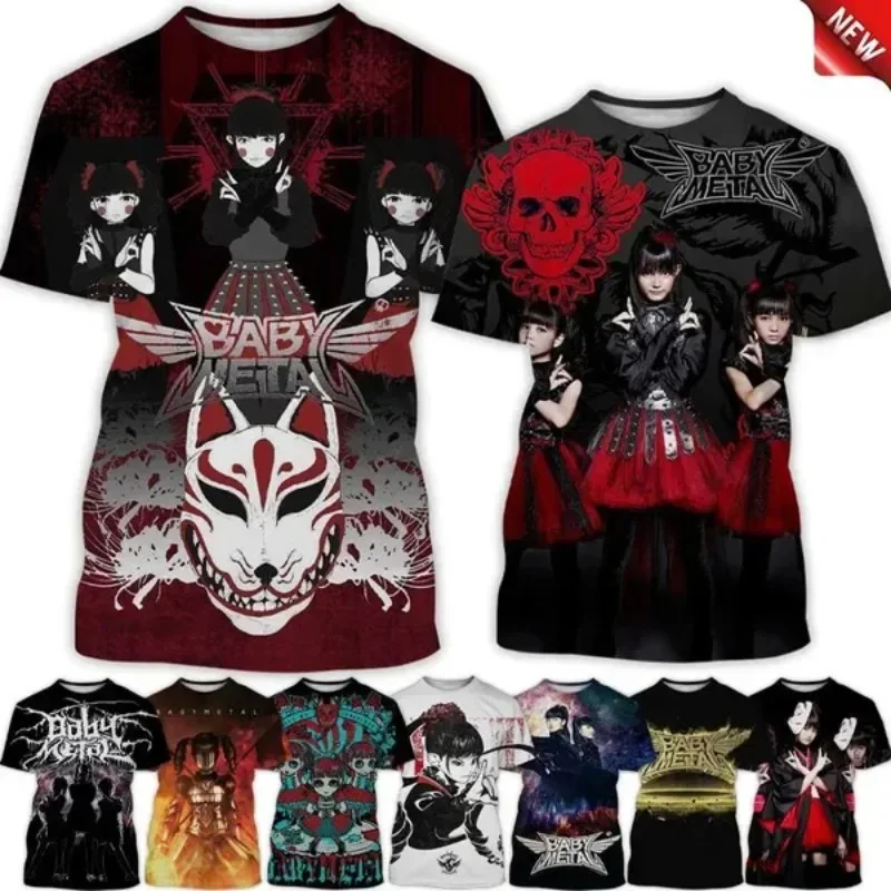 Japanese Teenage Heavy Metal Band Babymetal 3D Printed Men's Short