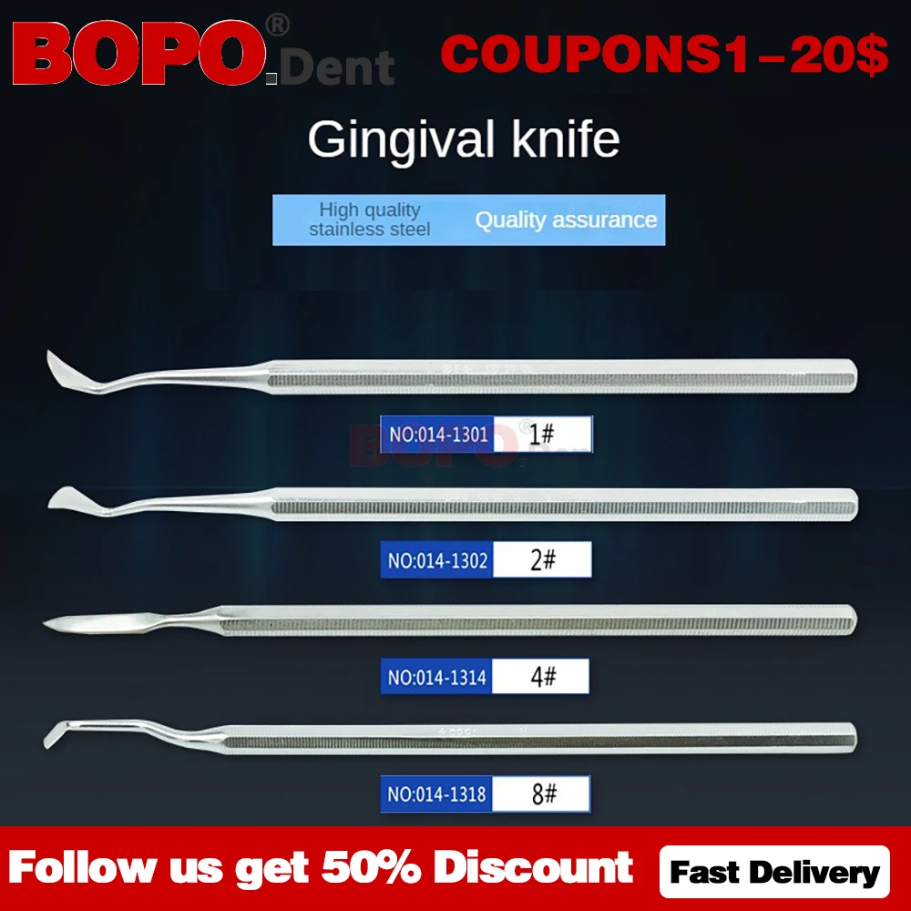 

Dental Implant Gingival Retraction Gingival Retractor Stainless Steel Dentist Gum Separator Isolation Surgical Tool Single Ends