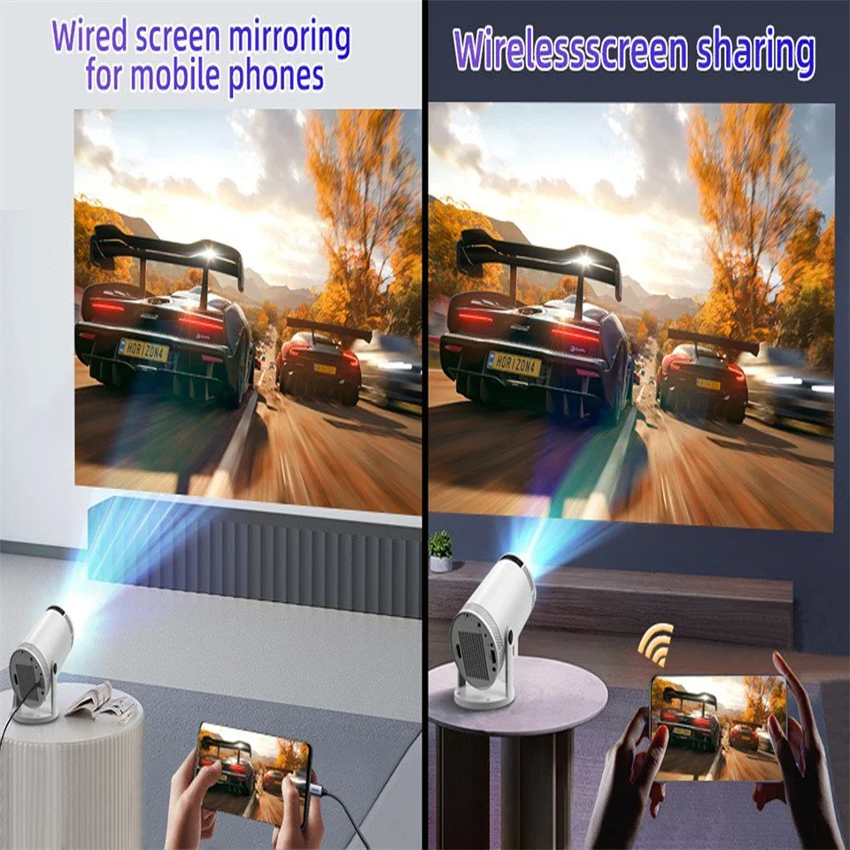 2025 KaiAqua 4K Wifi6 Projector HDMI 260 ANSI Dual WIFI