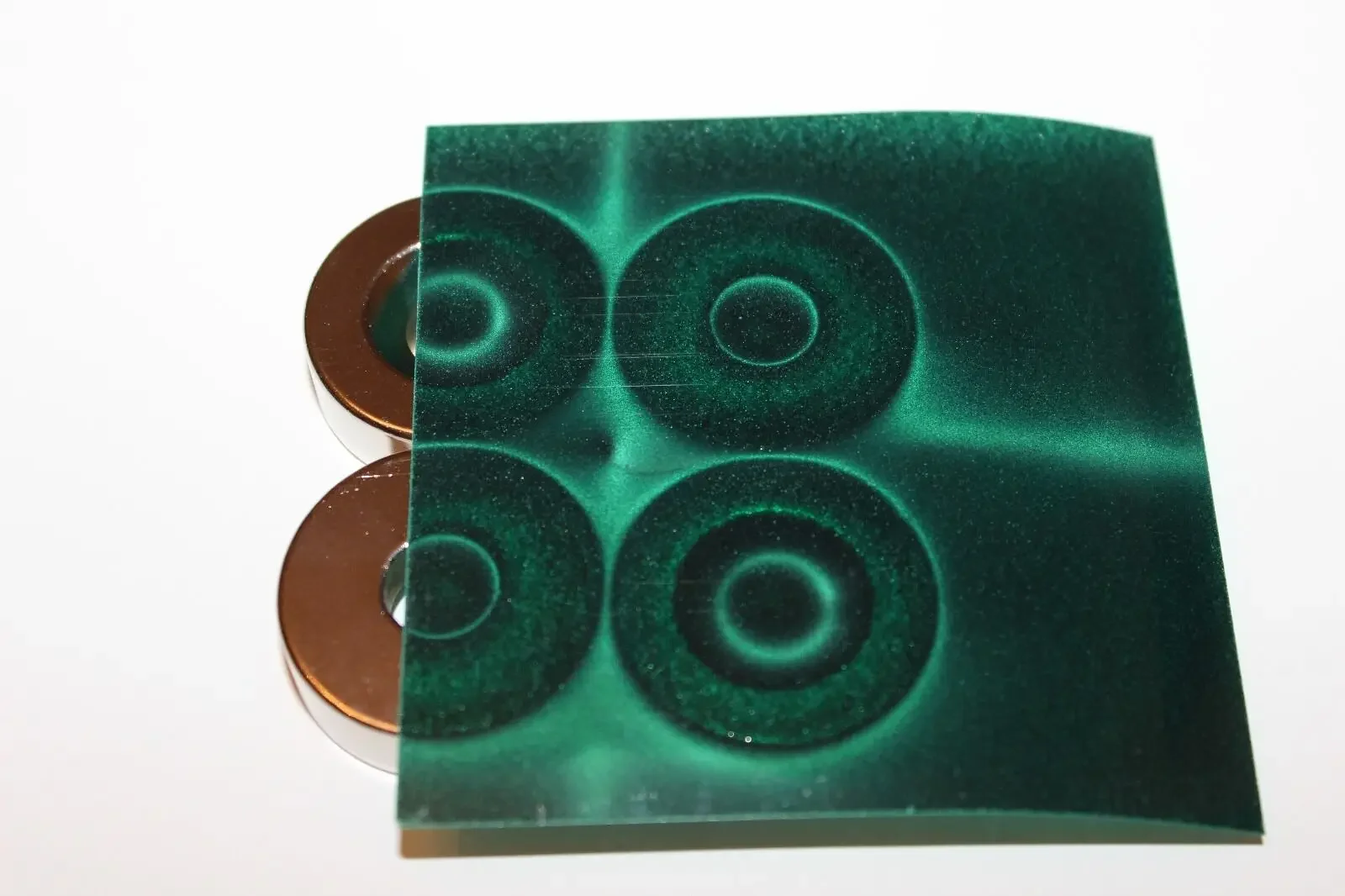 Magnetic Viewing Film 50x50mm Card Detector Pattern Display 25/30/50MM