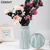 Plastic Dried Flower Vase with Minimalist Geometry Plastic Flower Pot Living Room Small and Fresh Flower Arrangement Decoration 4