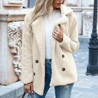 Autumn Winter Loose Women Overcoat Casual Cardigan Jacket Warm Elegant Cashmere Coat New Fashion Spring Solid Color Female 22942