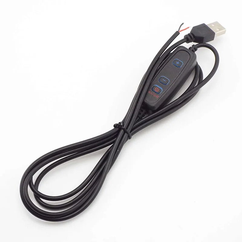 DC 5V LED Dimmer USB Port Power Supply Line Dimming Color-matching Extension Cable With ON OFF Switch Adapter For LED Light Bulb led dimmer switch led dimmer controller smart dimmer switch led string dimmer