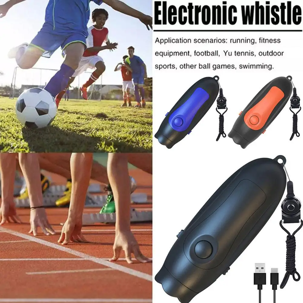 Electronic Whistle With USB Charging, Emergency Whistle For Referee Teacher, For Outdoor Sport Game Camping C9F0