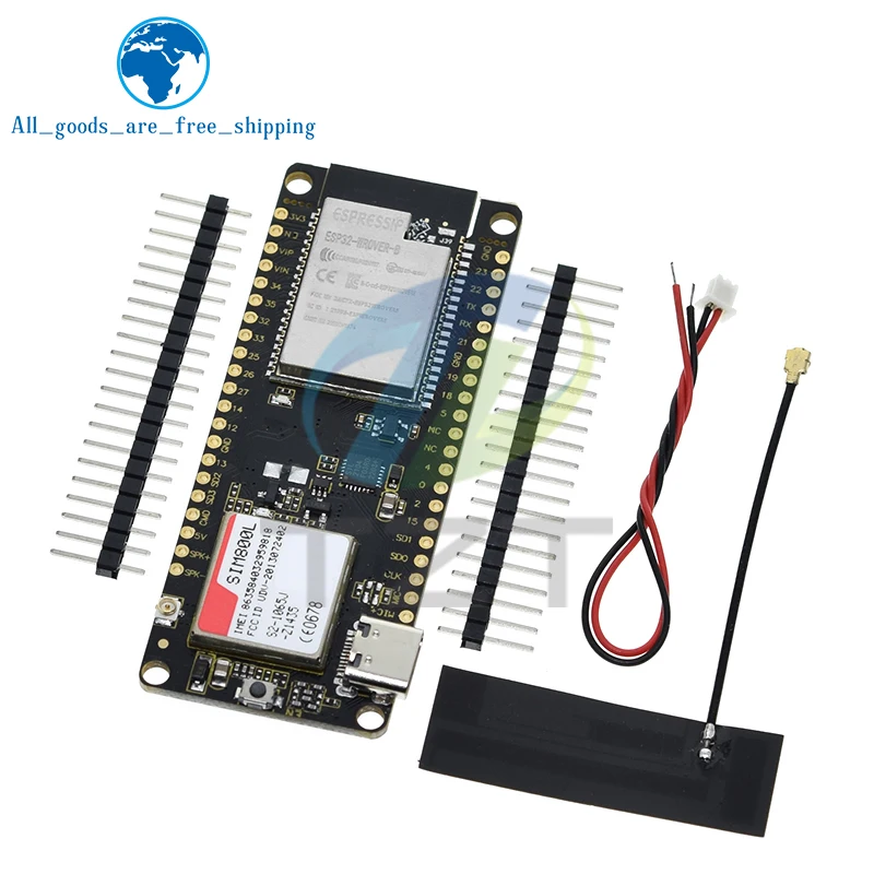 Антенна TZT TTGO T-Call V1.3 ESP32, модуль SIM-карты SIM800L и антенна GSM/GPRS для arduino, беспроводной модуль