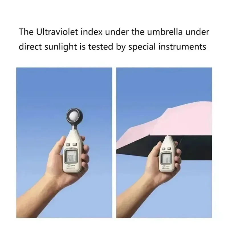 Anti-UV folding umbrella mini capsule pocket parasol sun rainproof travel
