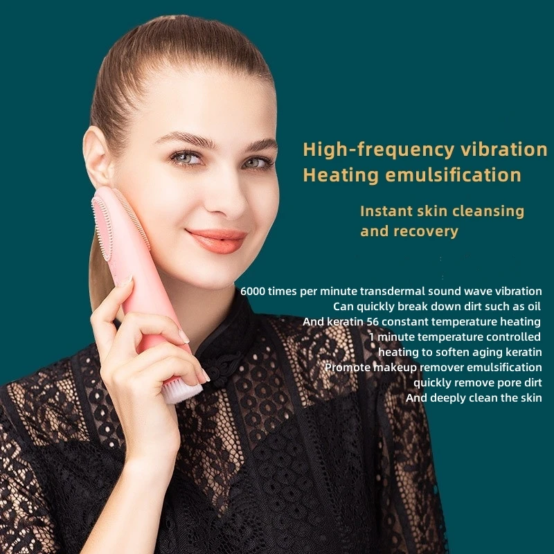Artikel Tiefenreinigende Warmmassage, Multifunktionales Haushalts-Schönheitsgerät für Gesichts- und Augenmassage mit heißer Kompresse_voghion.com