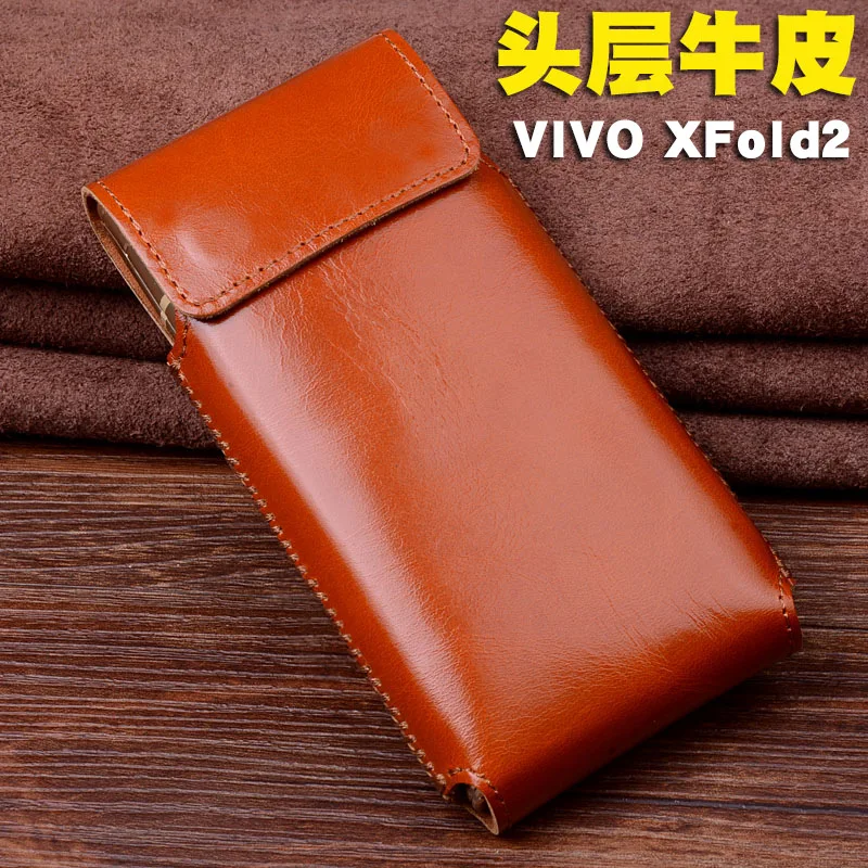 

Genuine Leather Material For Vivo X Fold 2 Case Pouch Bag