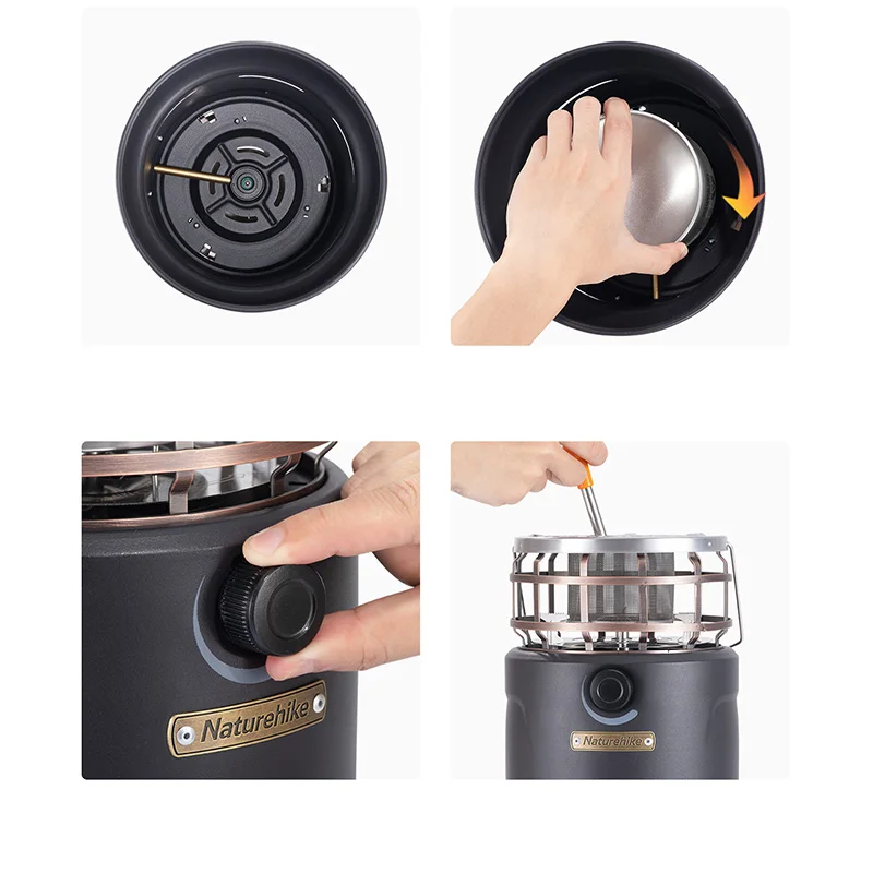 Naturehike Heating Stove Camping Fire Stove Liquefied Gas Heater Cooker Roasting Stove Dual-Purpose Use Stove Heating Heater