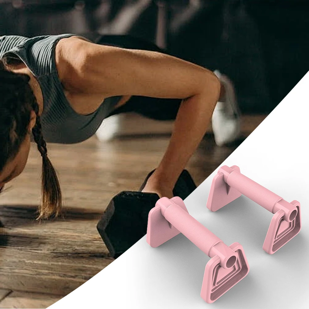 2Pcs Push-up Stand Push Ups Rack Non Slip Parallel Rod Heavy Duty Push Up Grip Handle Push-up Bracket for Body Building