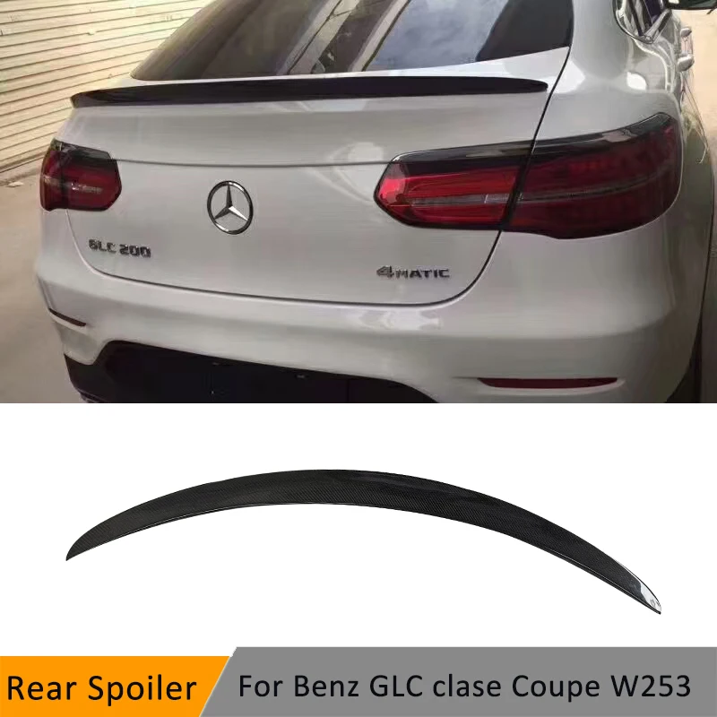 

Carbon Fiber Rear Spoiler for Mercedes Benz GLC Class Coupe W253 C253 GLC250 GLC300 GLC350 2016 - 2019 Rear Trunk Wing