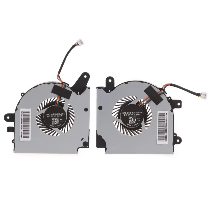 

CPU GPU Fan Laptop Cooling Fan DC5V 0.55A 4-pin 4-wires for MSI GF75 MS-17F1 17F2 17F4 17F5 Laptop Part Brushless Motor Dropship