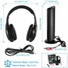 Casque sans fil 5 en 1, casque TV, ordinateur, jeu, RF, stéréo