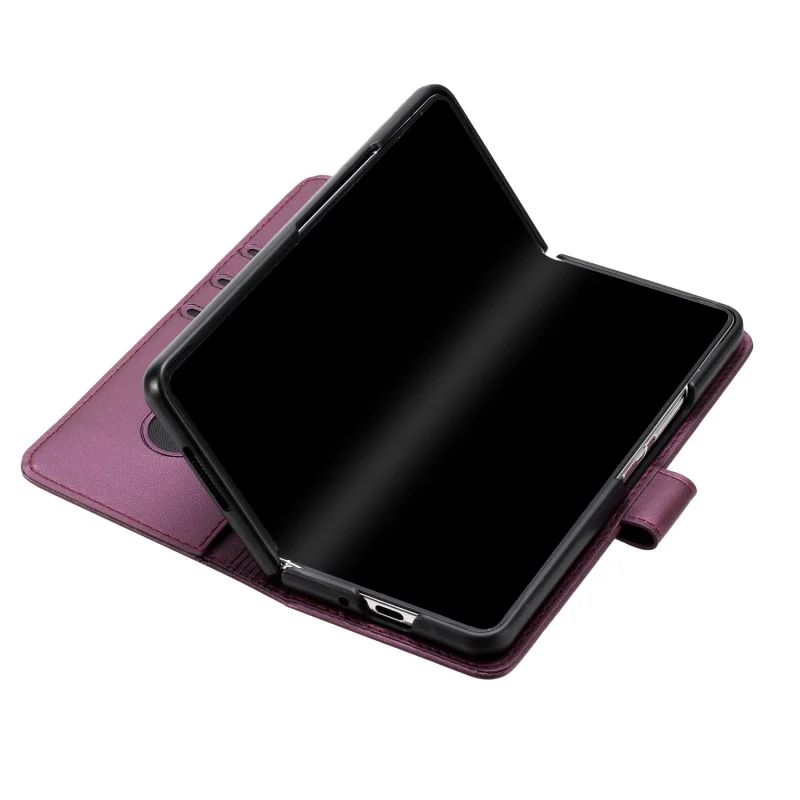 Luxury Magnetic Leather Wallet Card Phone Case for Samsung Galaxy Z Fold 6 5 4 3 Fold6 Fold5 Flip Purse Holder Cover Back Bag | Gaffar India
