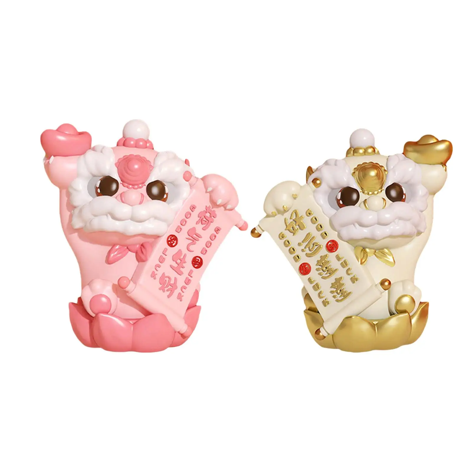 

Статуэтка китайского льва, центральный столик на удачу, Новогоднее украшение для книжной полки, кабинета, спальни, гостиной, офиса