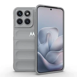 Rugged Airbag Protective Case with Full Camera Guard - Motorola Moto G17 Power (GRAY)