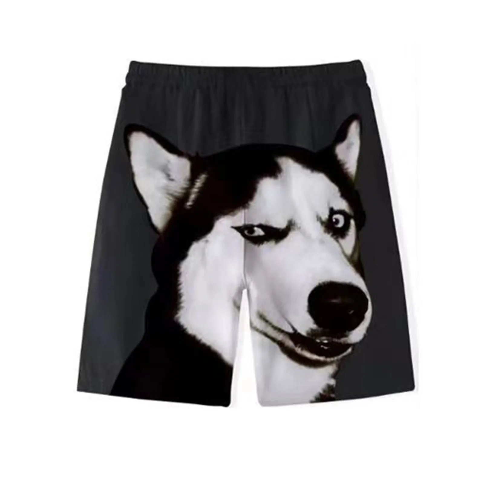 Men's And Women's Funny Dog Printed Cute Shorts Casual Beach Sports Straight Shorts Jogging Men's Summer Street Shorts 2